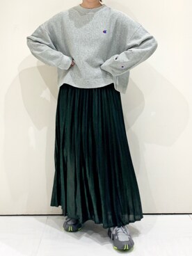「ハイテクスニーカー」｜柴さん（レディース・155cm・20代）の春コーディネート