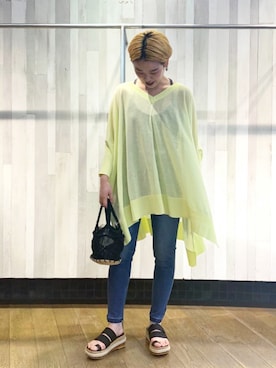 柴さん（レディース・155cm）の春コーディネート