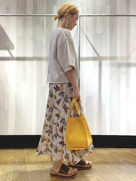 柴さん(レディース・155cm)の春コーディネート