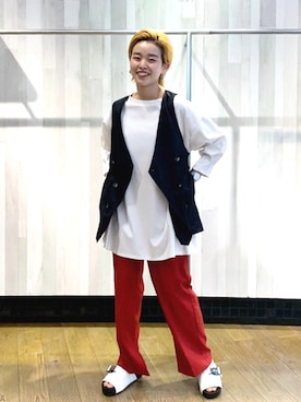 柴さん（レディース・155cm）の春コーディネート