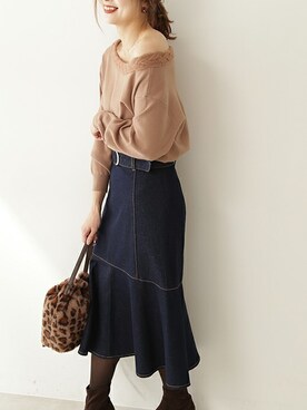 「PROPORTION BODY DRESSING（プロポーションボディドレッシング）のアイテム（シューズ）」を使った、PROPORTION STAFFさん（レディース・162cm）の秋コーディネート