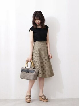 PROPORTION STAFFさん（レディース・163cm）の春コーディネート