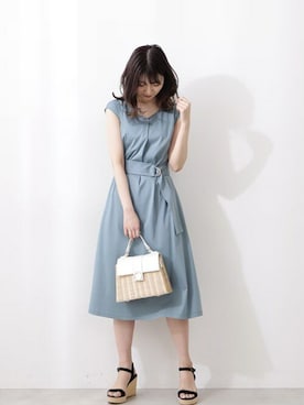 「cancam」｜PROPORTION STAFFさん（レディース・163cm）の春コーディネート