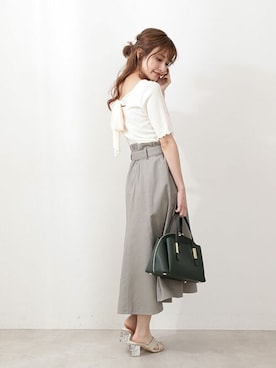 PROPORTION STAFFさん（レディース・157cm）の夏コーディネート