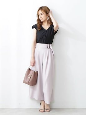 PROPORTION STAFFさん（レディース・157cm）の夏コーディネート