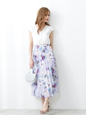 PROPORTION STAFFさん（レディース・157cm）の夏コーディネート