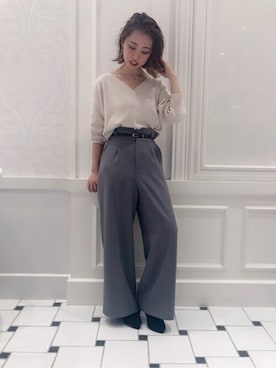 PROPORTION STAFFさん（レディース・154cm）の秋コーディネート