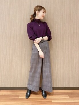 PROPORTION STAFFさん（レディース・162cm）の秋コーディネート