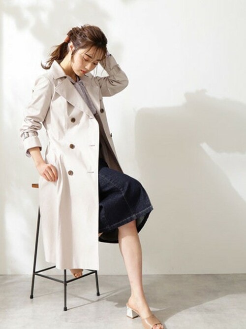 Proportion Body Dressingproportion Staffさんのトレンチコートを使ったコーディネート Zozotown