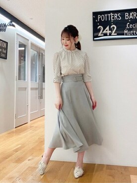 PROPORTION STAFFさん（レディース・162cm）の春コーディネート