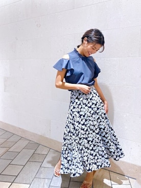 PROPORTION STAFFさん（レディース・162cm）の夏コーディネート