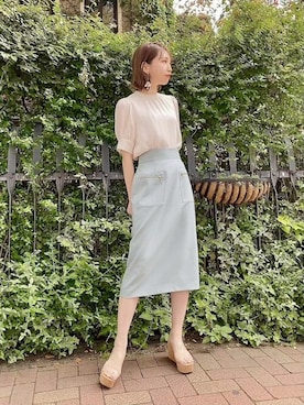 PROPORTION STAFFさん（レディース・162cm）の夏コーディネート