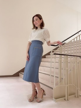 PROPORTION STAFFさん（レディース・162cm）の夏コーディネート