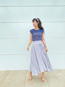 PROPORTION STAFFさん（レディース・162cm）の夏コーディネート