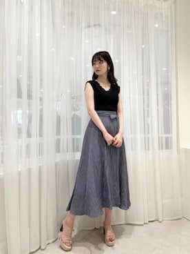 PROPORTION STAFFさん（レディース・162cm）の夏コーディネート