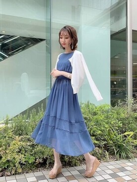 PROPORTION STAFFさん（レディース・162cm）の夏コーディネート