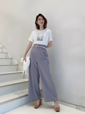 PROPORTION STAFFさん（レディース・162cm）の夏コーディネート