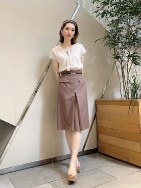 PROPORTION STAFFさん（レディース・162cm）の夏コーディネート