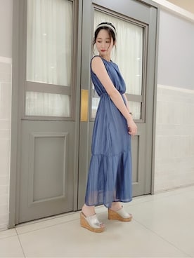 PROPORTION STAFFさん（レディース・157cm）の夏コーディネート