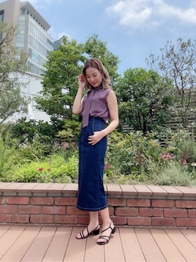 PROPORTION STAFFさん（レディース・162cm）の夏コーディネート