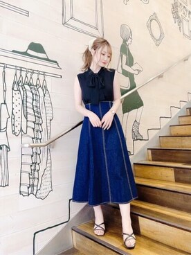 PROPORTION STAFFさん（レディース・162cm）の夏コーディネート