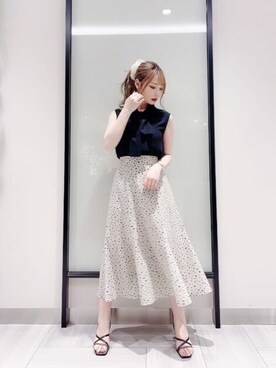 PROPORTION STAFFさん（レディース・162cm）の夏コーディネート
