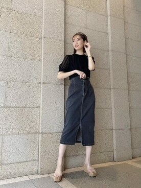 PROPORTION STAFFさん（レディース・162cm）の夏コーディネート