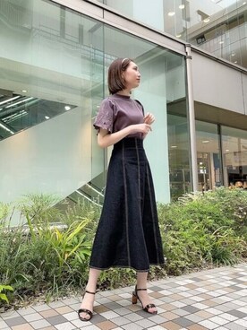 PROPORTION STAFFさん（レディース・162cm）の夏コーディネート