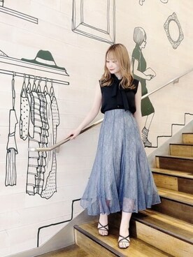 PROPORTION STAFFさん（レディース・162cm）の夏コーディネート