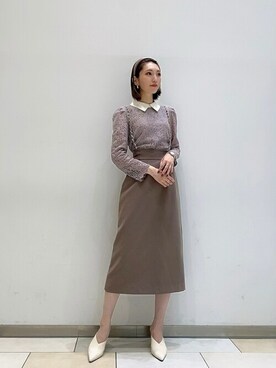 PROPORTION STAFFさん（レディース・162cm）の夏コーディネート