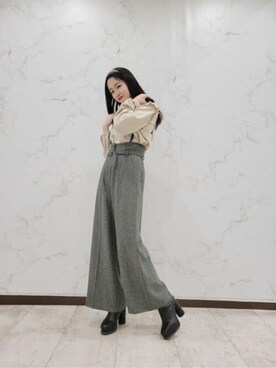 PROPORTION STAFFさん(レディース・157cm)の秋コーディネート