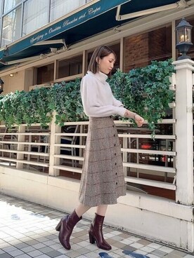 PROPORTION STAFFさん（レディース・162cm）の秋コーディネート