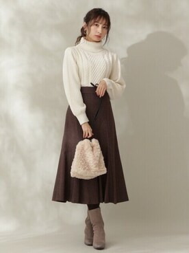 PROPORTION STAFFさん（レディース・160cm）の冬コーディネート