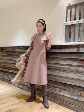 PROPORTION STAFFさん（レディース・162cm）の冬コーディネート