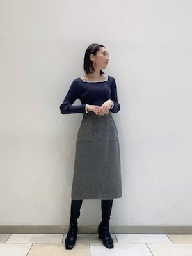 PROPORTION STAFFさん(レディース・162cm)の冬コーディネート