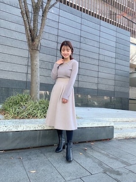 PROPORTION STAFFさん（レディース・158cm）の冬コーディネート