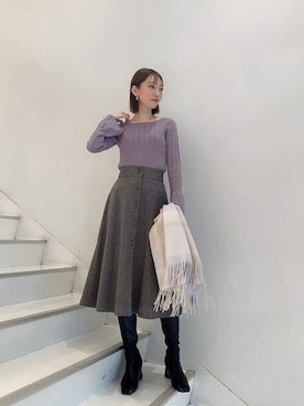 PROPORTION STAFFさん（レディース・162cm）の冬コーディネート