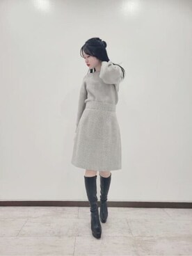 PROPORTION STAFFさん（レディース・157cm）の冬コーディネート