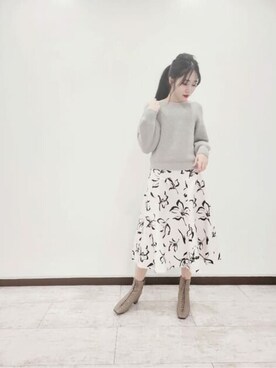 PROPORTION STAFFさん（レディース・157cm）の冬コーディネート