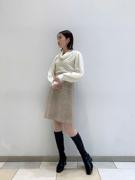 PROPORTION STAFFさん(レディース・162cm)の冬コーディネート