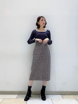 PROPORTION STAFFさん（レディース・162cm）の冬コーディネート