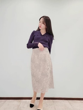 PROPORTION STAFFさん（レディース・157cm）の冬コーディネート