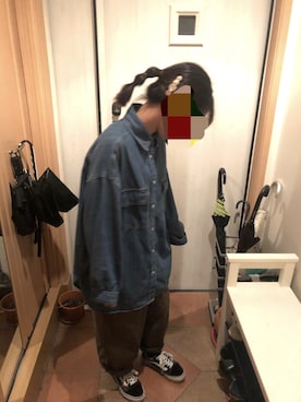 「だぼだぼ」｜「アイテム（その他）」を使った、아즈키/Azukiさん（レディース・152cm）の秋コーディネート