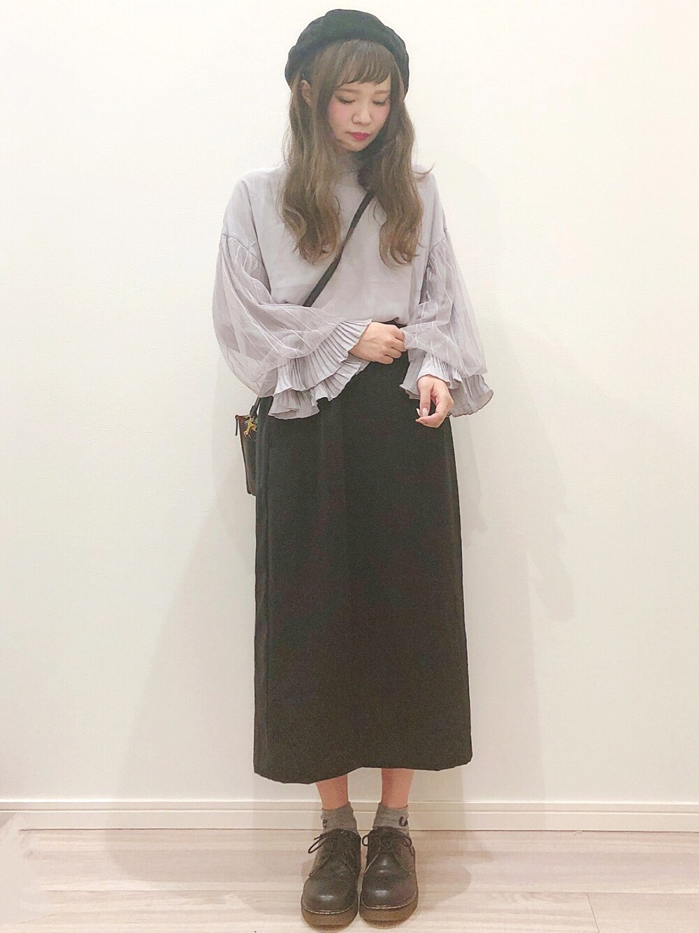 SLOBE IENA（スローブイエナ）の「タックスリーブブラウス×タイト 
