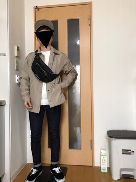 「アイテム（その他アウター）」を使った、すけえもんさん（メンズ・165cm・20代）の冬コーディネート