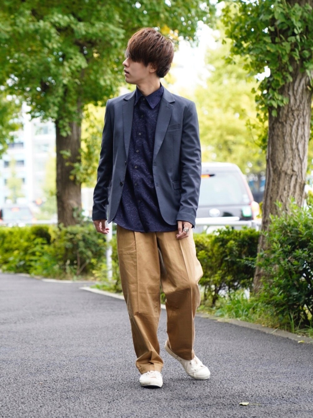 CASPER JOHN（キャスパージョン）の「Tailored Jacket & Slim Slacks
