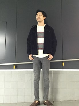 「BANANA REPUBLIC」｜「アイテム（その他アウター）」を使った、BANANAREPUBLICさん（メンズ・183cm）の秋コーディネート