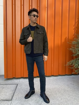 「BANANA REPUBLIC」｜「アイテム（その他アウター）」を使った、BANANAREPUBLICさん（メンズ・183cm）の秋コーディネート