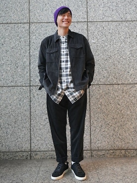 「BANANA REPUBLIC」｜「アイテム（その他アウター）」を使った、BANANAREPUBLICさん（メンズ・173cm）の秋コーディネート