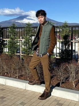 「BANANA REPUBLIC」｜「アイテム（その他アウター）」を使った、BANANAREPUBLICさん（メンズ・170cm）の冬コーディネート